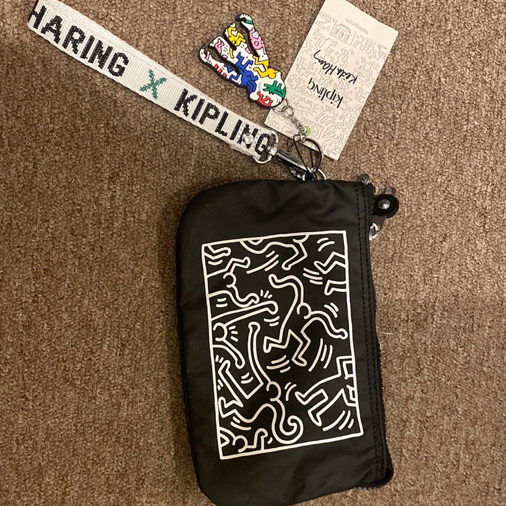 Kipling x Keith Haring Wristlet